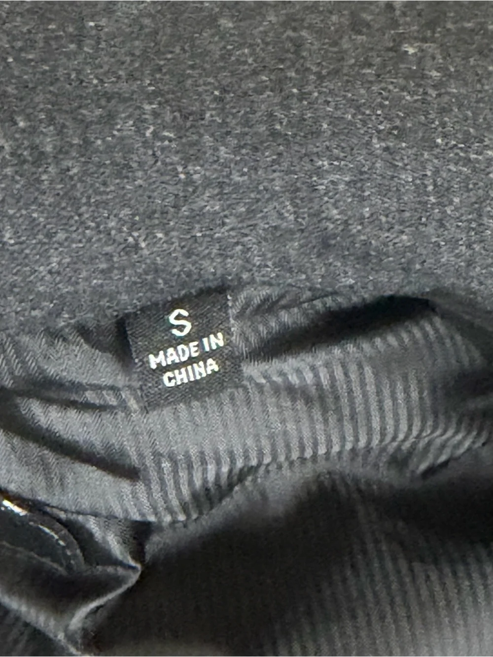 Tumi Black Quilted Wool Cashmere Blend Convertible Down Jacket Small Quiet Luxe